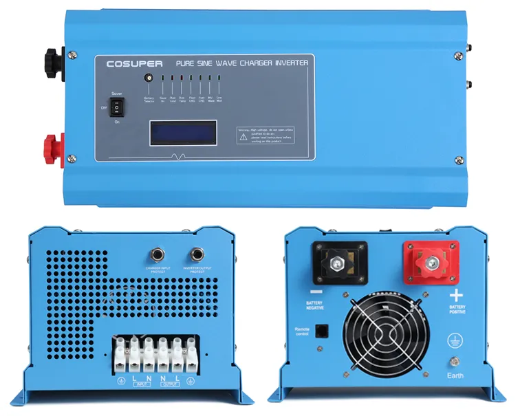 LPT series 1000w pure sine wave inverter charger
